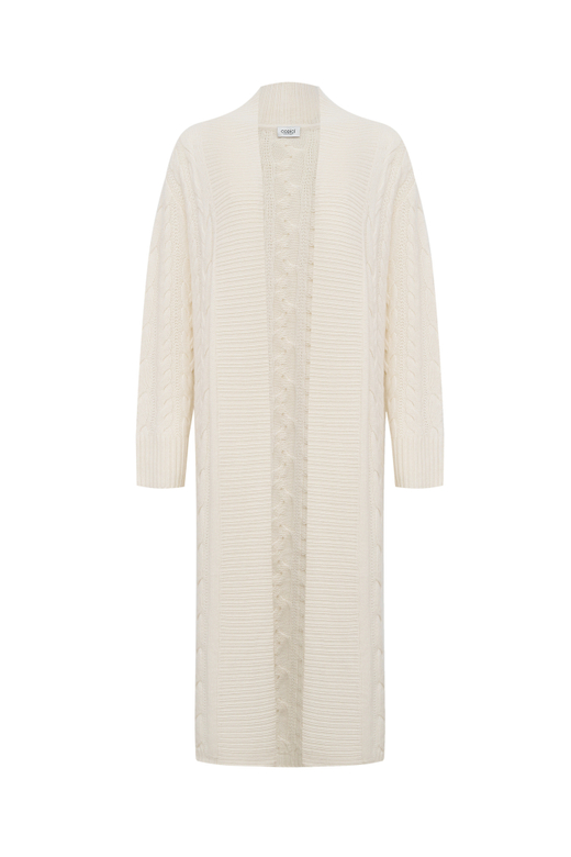 Кардиган с косами