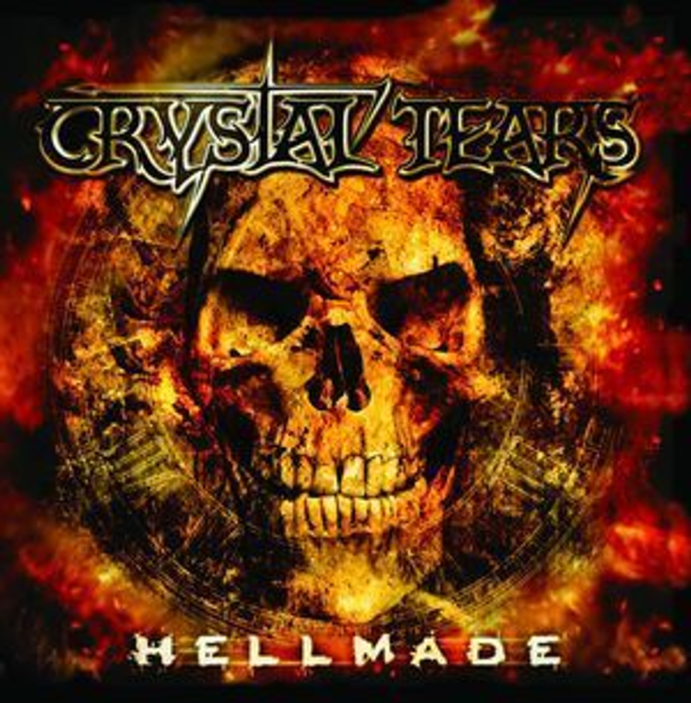 CRYSTAL TEARS - Hellmade CD, музыкальный компакт диск, power metal