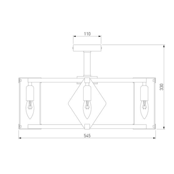 Потолочная люстра Eurosvet Aragon 60126/5 черный Smart