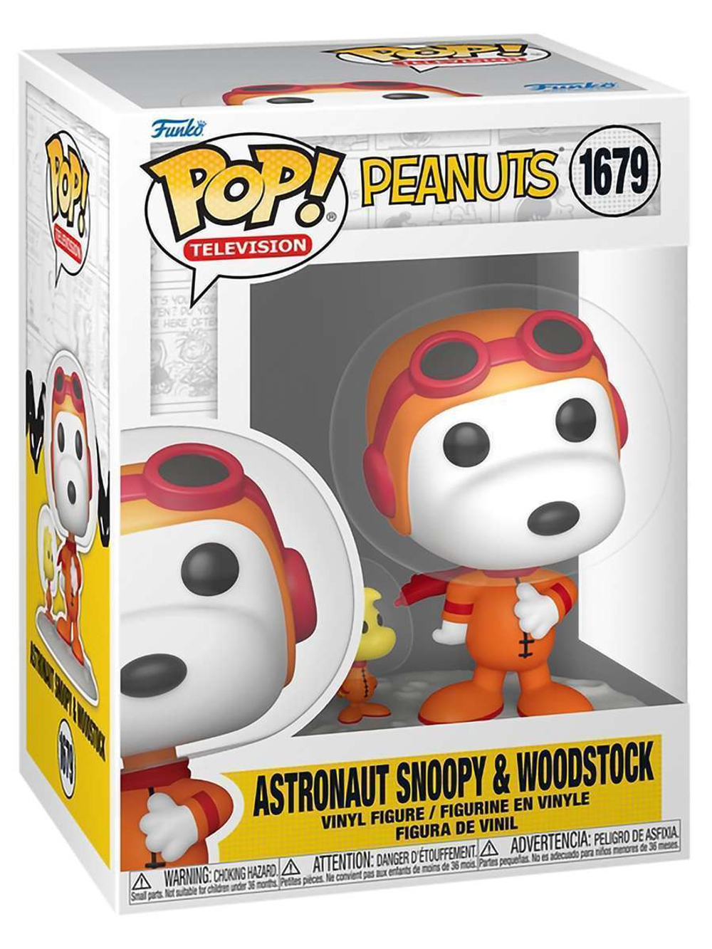 Фигурка Funko POP! TV Peanuts S7 Astronaut Snoopy & Woodstock (1679) 83507