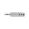 Adam Hall K4AJF3MM3METAL - адаптер TRS (jack) mono 6.3 mm (F) - TRS (jack) mono 3.5 mm (F), металлич