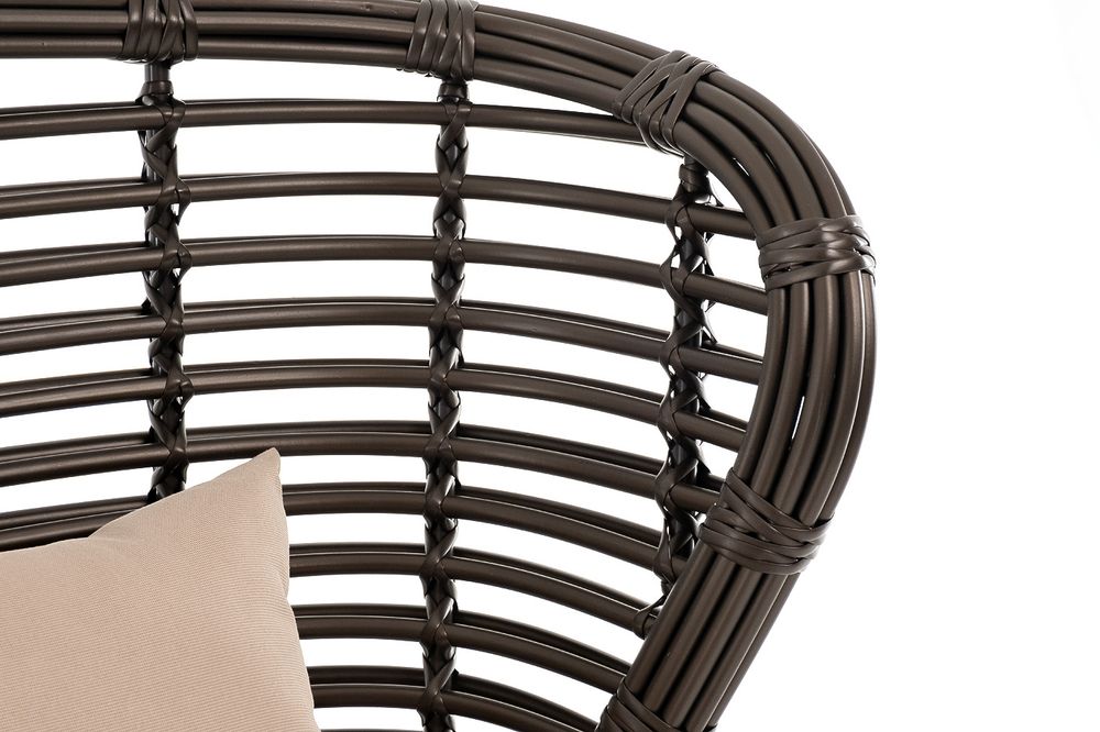 "Парма" кресло из искусственного ротанга, цвет бронзовый