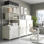 Шкаф-купе - IKEA TROTTEN, белый, 160х55х110 см, ТРОТТЕН ИКЕА