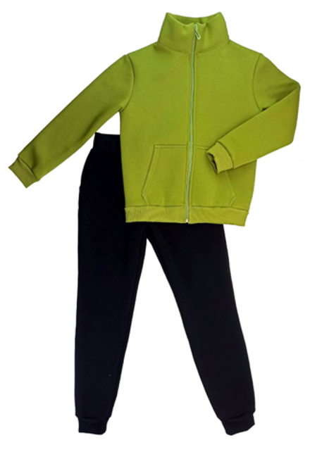 Спортивный костюм 0212/50 оливковый, ч/ш, карманы