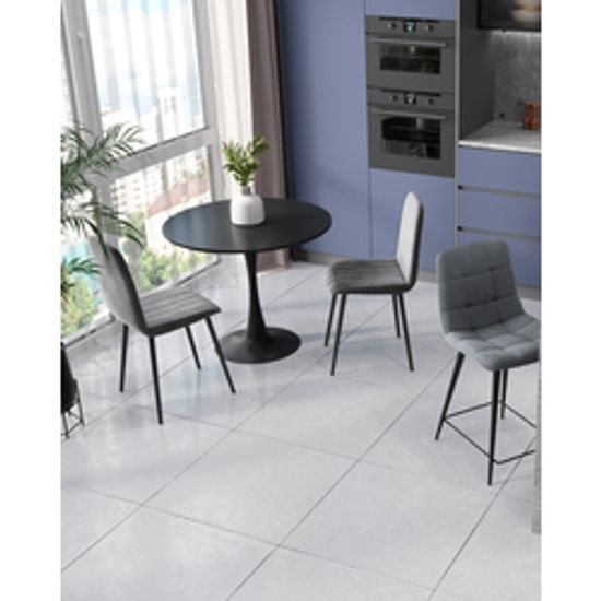 Стул Easy велюр темно-серый