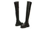 DAPHNE LAB Candy Series Knee High Over The Knee Boots Women"s Black