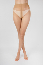 Тонкие матовые колготки (Размер: S) (Цвет: бронзовый)