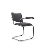 Стул Сильвия АРМ хром, экокожа Santorini