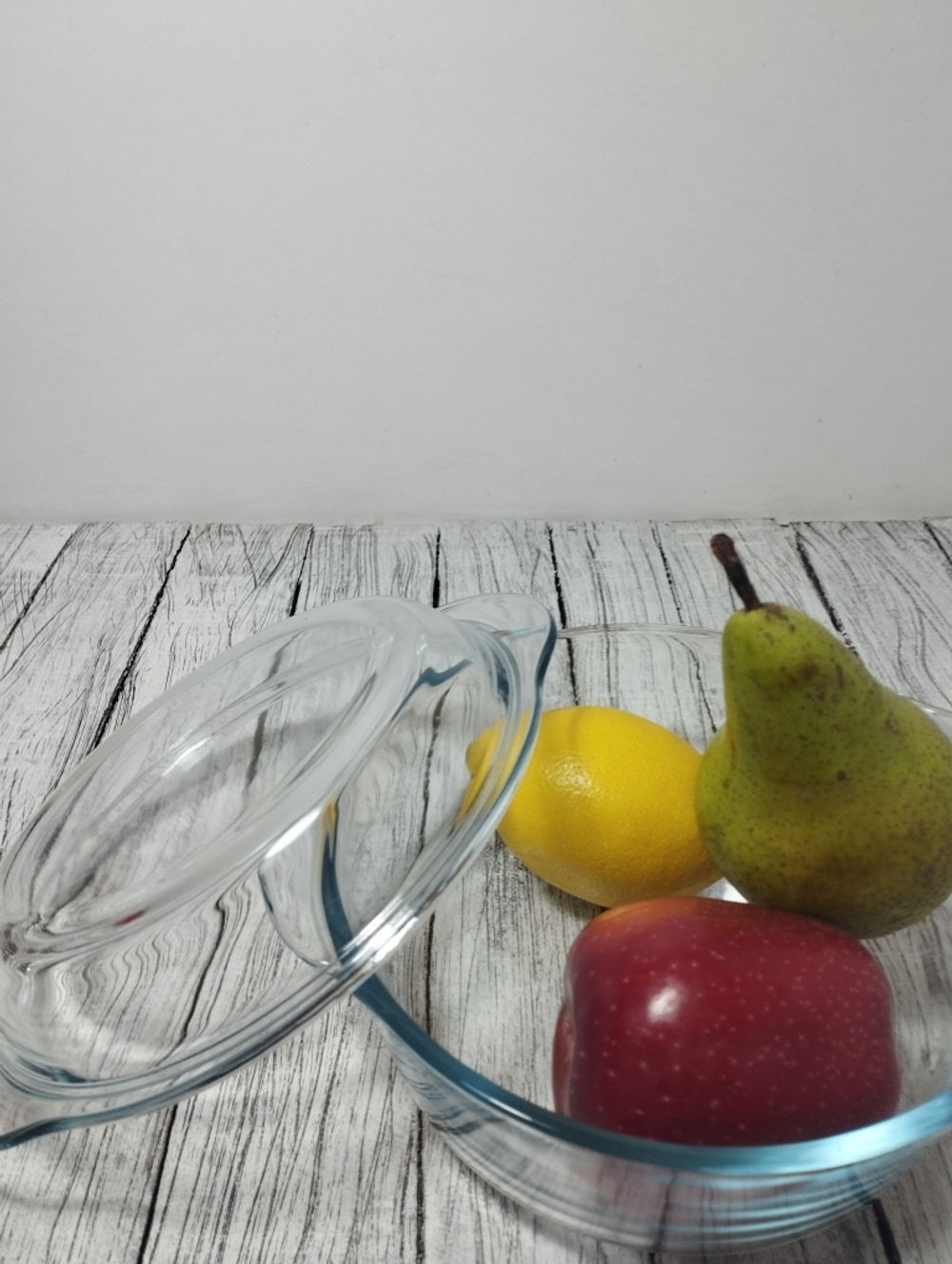 Кастрюля БОРКАМ круглая стекл кр 1,45л 59023