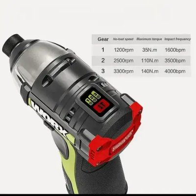 Шуруповерт, 12 В, 140 Нм, 2 АКБ