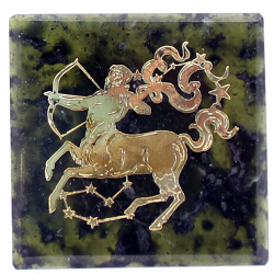 Пластина на магните "Знак зодиака" змеевик