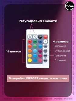 Лампа закат настольная, ночник rgb, лампа цветная декоративная, sunset lamp.