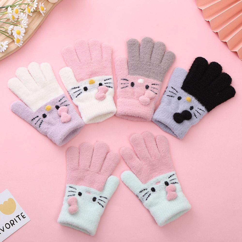 Перчатки детские с принтом &quot;Hello Kitty Warm&quot;