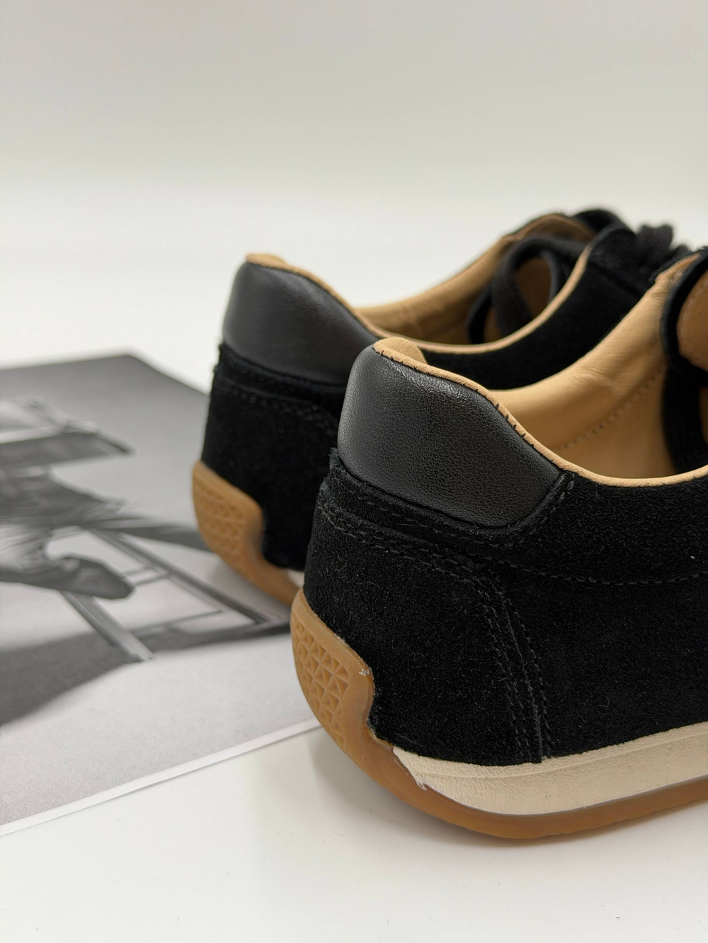 Кроссовки женские натуральная кожа арт. 286-1 цвет "чёрный"