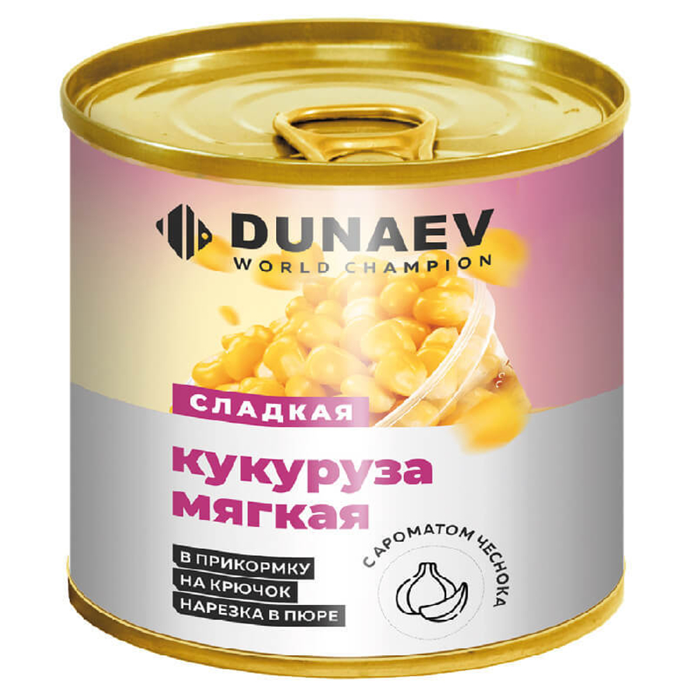 Кукуруза Мягкая DUNAEV металлобанка 400мл, чеснок