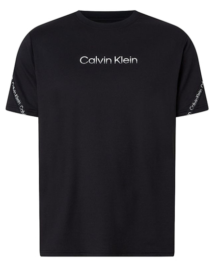 Теннисная футболка Calvin Klein PW SS T-shirt - Black
