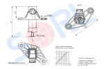 Датчик уровня пневмоподвески ELC VOLVO (22194741) SORL