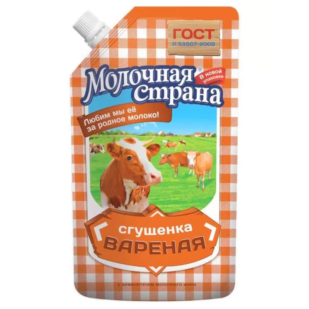 Сгущенка Молочная страна вареная 8,5% 270 гр