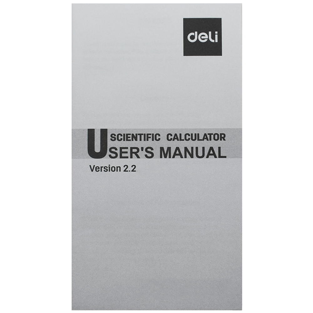 Калькулятор научный DELI "ED-991ES", 10+2 разряда, 417 функций, 171,7x82,6x17,6 мм, черный