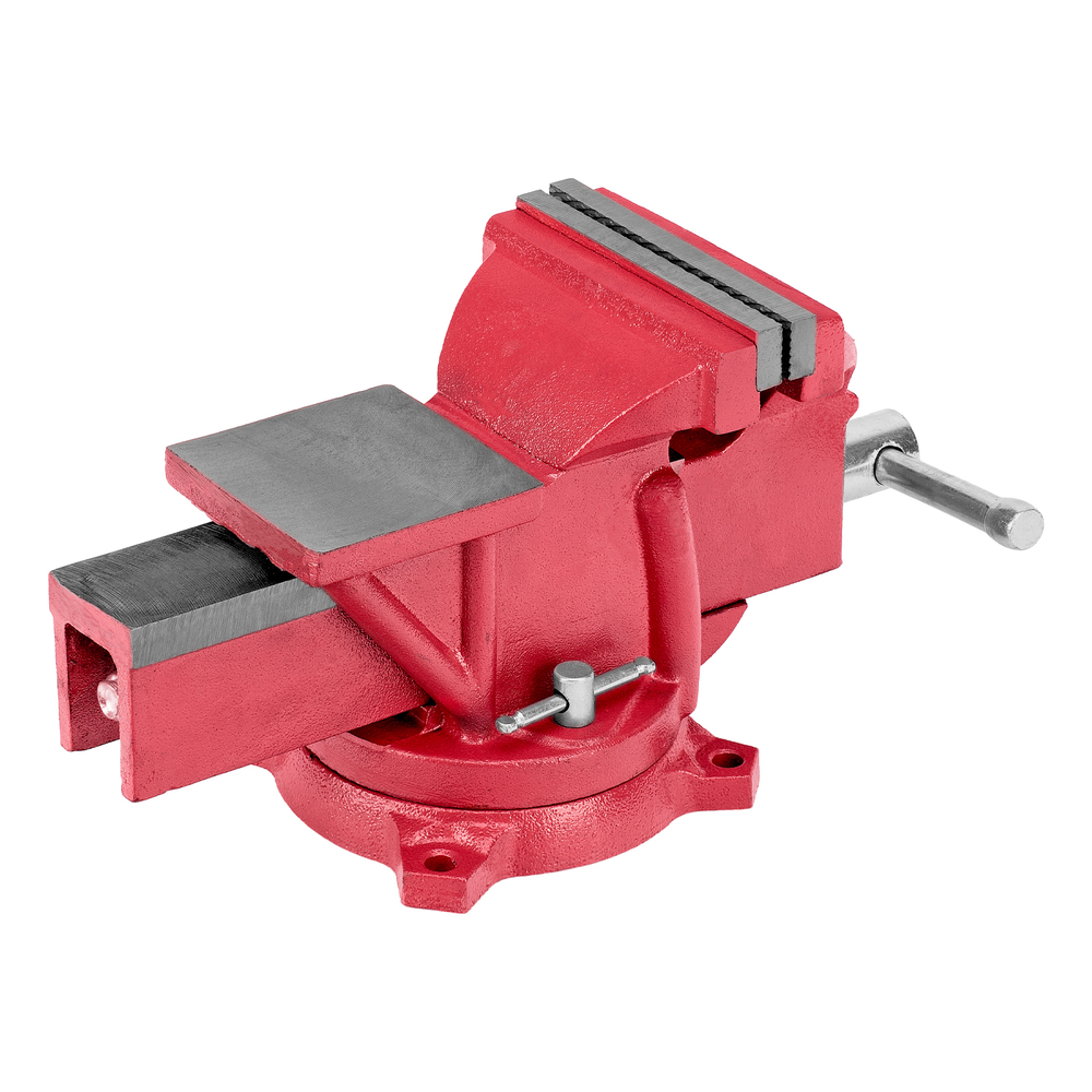 Тиски слесарные, 125 мм, поворотные, с наковальней Matrix