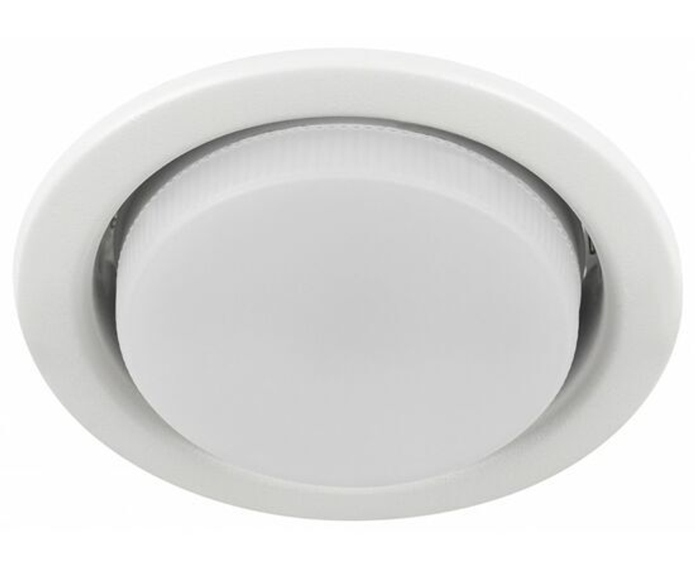 Встраиваемый светильник под лампу GX53 ЭРА KL35 SWH (k) белый матовый