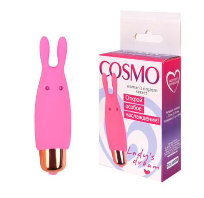 Мини-вибратор кролик Cosmo (7,3 см) (Цвет: розовый)