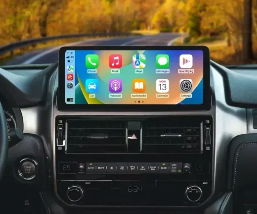 Магнитола для Lexus GX460 2009-2019 - Carmedia BNR-16GXMEG12 монитор 12.3" на Android 13, 8ГБ+128ГБ, 4G SIM-слот, CarPlay