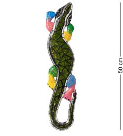 Decor and Gift 46-008 Панно «Геккон» ср. (мозаика+роспись, о.Бали)