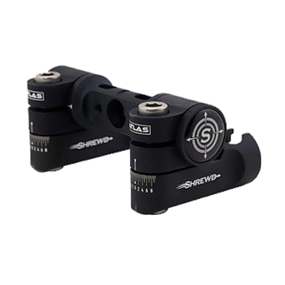 Тройник для лука спортивного Shrewd V-Bar Double Adjustable Atlas Matt Black