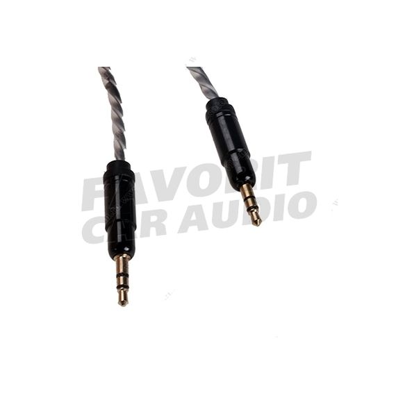 Кабель AUX, Jack 3,5mm(m) - Jack 3,5mm(m) STS ZH-A162, 1.0м, круглый, силикон, цвет: чёрный