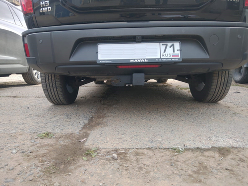 Фаркоп под квадрат для Haval H3, 2024-, Бизон.FA 0540-E