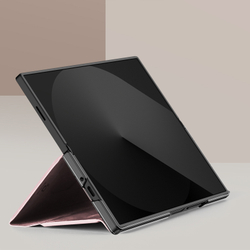 Чехол розового цвета с премиальной искусственной кожи от Dux Ducis для Samsung Galaxy Z Fold 6, серия Bril Series Case
