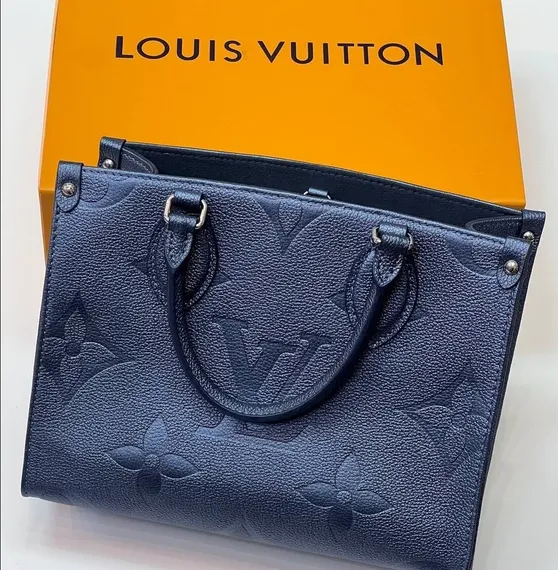 Сумка Louis Vuitton Onthego PM темно-синий