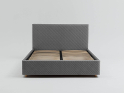 Кровать Galaxy 1600 с основанием / серый №25