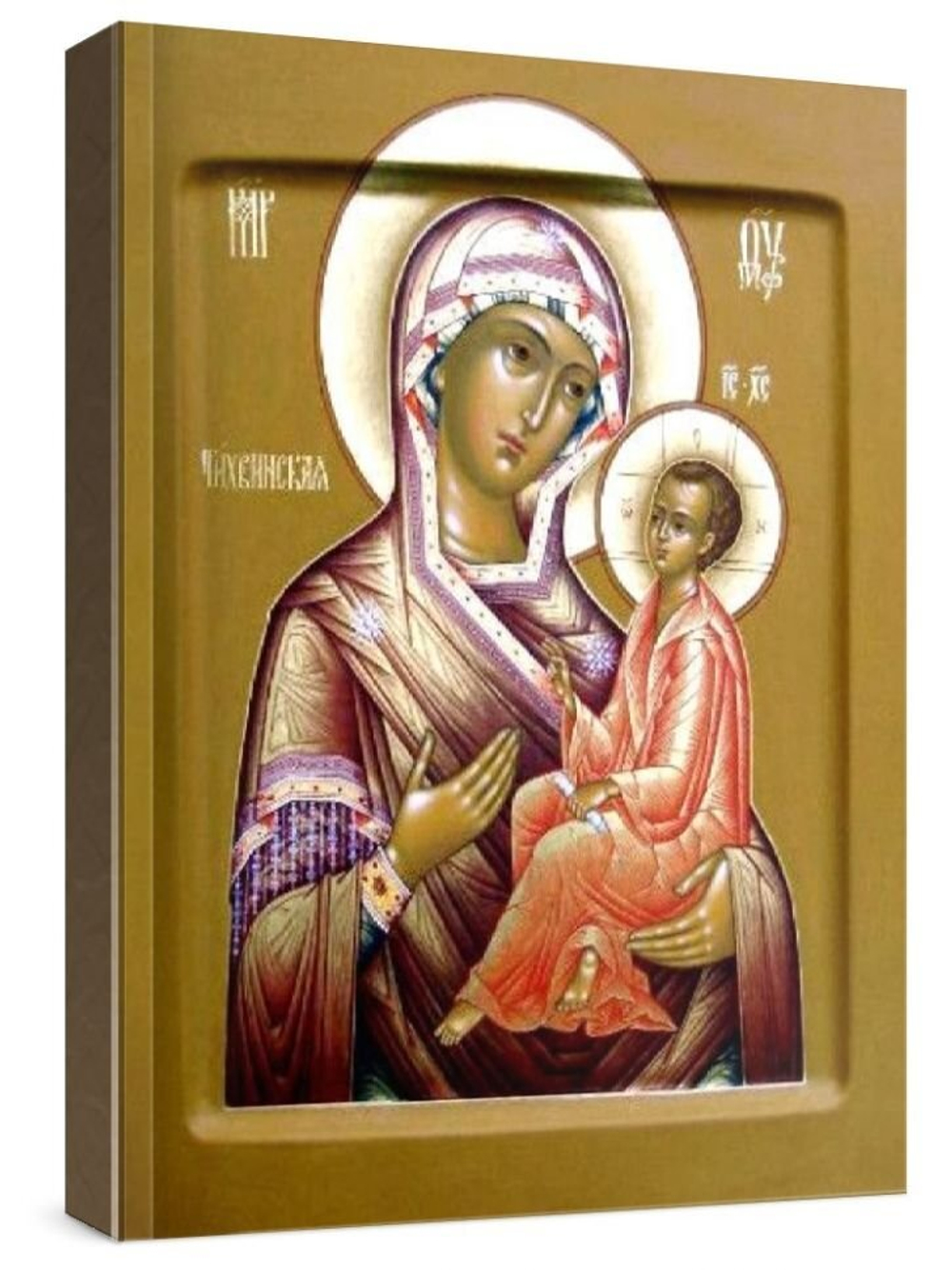 Тихвинская икона БМ (рукописная на заказ)
