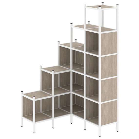 Лофт Угловой внутренний стеллаж VR.L-49  1278*1278*2280