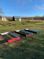 Грядка 1м*3,0м*40см КОРИЧНЕВАЯ