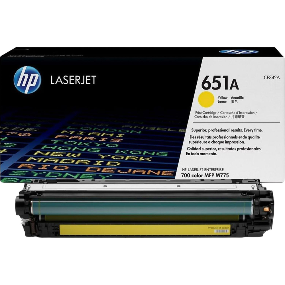 Картридж лазерный HP 651A CE342A жел. для СLJ Enterprise 700