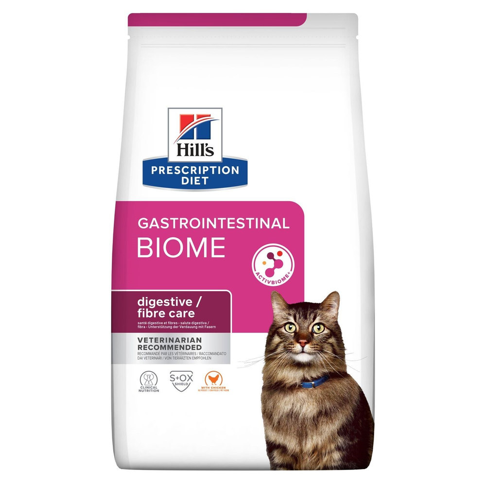 Hill's Feline Gastrointestinal Biome - диета для кошек лечение ЖКТ