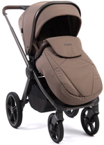 Детская коляска Peppy Monaco Thermo 3 в 1 с автокреслом Rise Milk Mocco