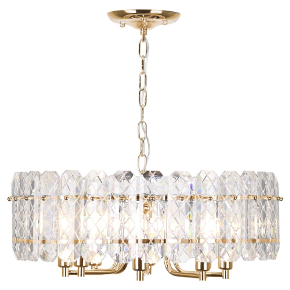 Люстра Rivoli Sylvia 1049-308 8 х Е14 40 Вт хрусталь | Rivoli