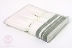 Набор полотенец 3 шт Devilla Brest белый