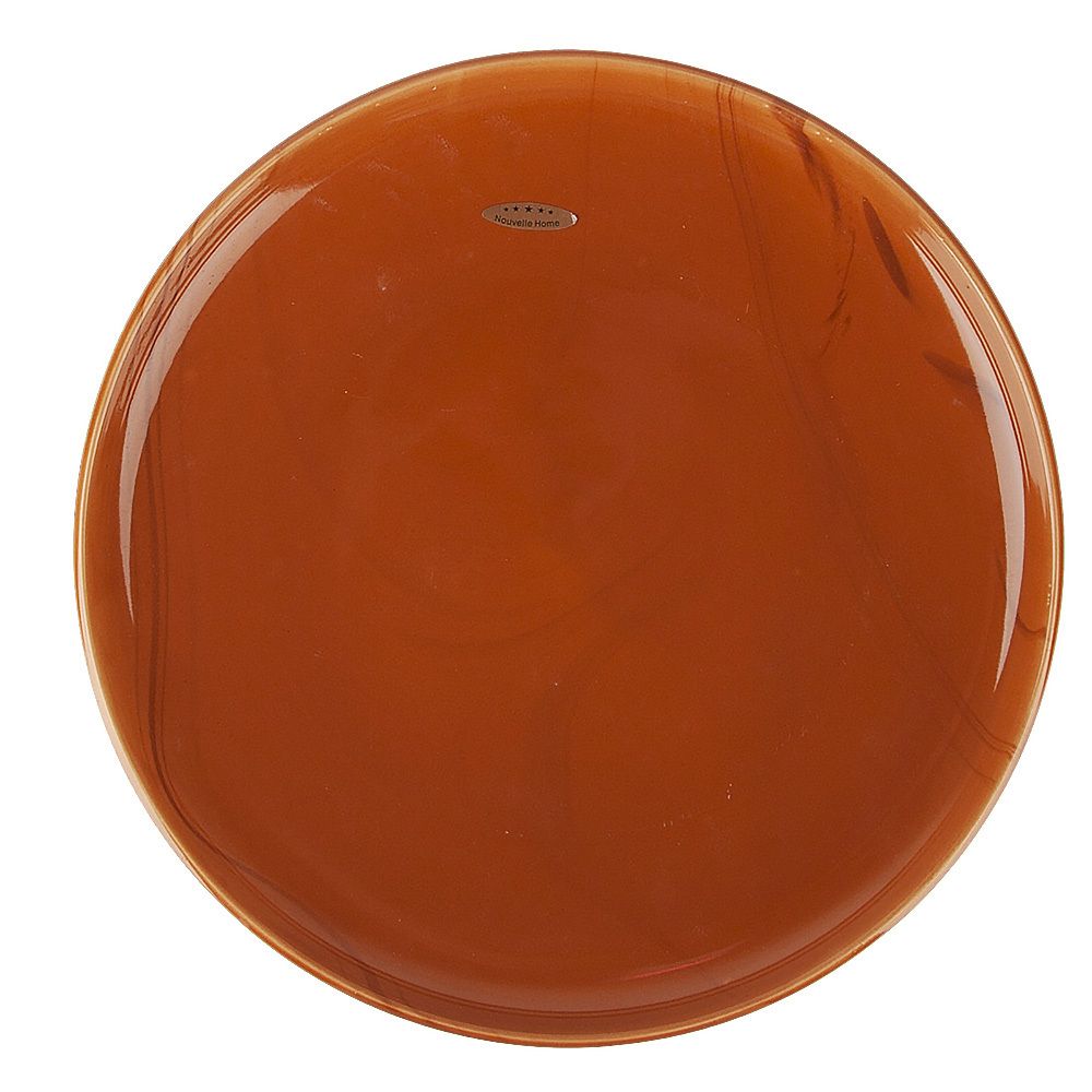 Тарелка "Wooden Grain" d= 25,5см (фарфор) (min4) (транспортная упаковка)