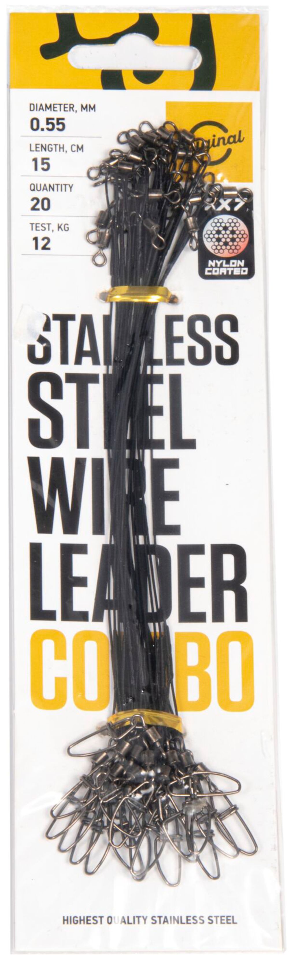 Stainless steel wire leader 7x7 - Lucky John