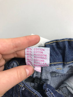 Джинсы зауженные на 10 лет