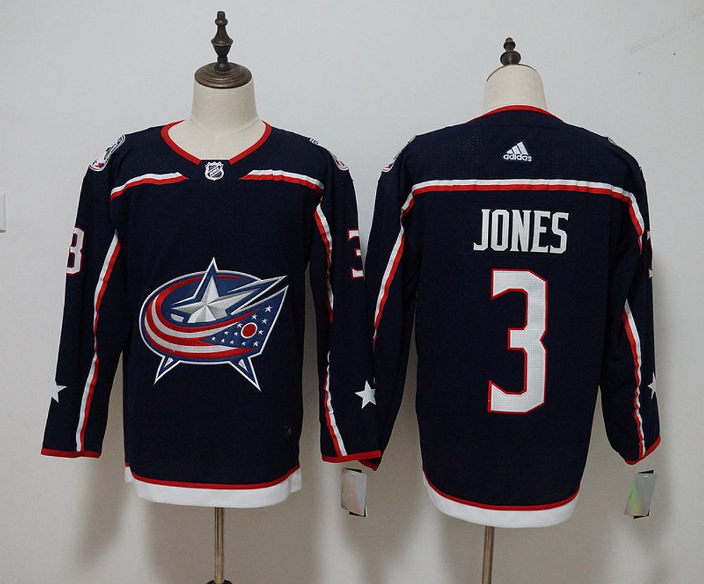 Хоккейное NHL джерси Сета Джонса - Columbus Blue Jackets