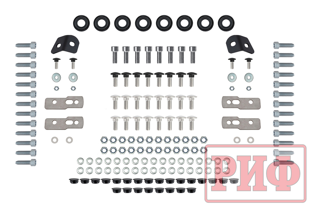 Багажник экспедиционный (платформа) алюминиевый 1250x1420 мм Great Wall Poer (с крепежом) РИФ