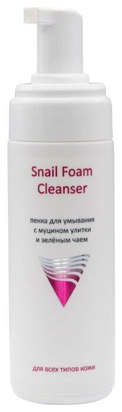 ARAVIA Professional Пенка для умывания с муцином улитки и зелёным чаем Snail Foam,160 мл
