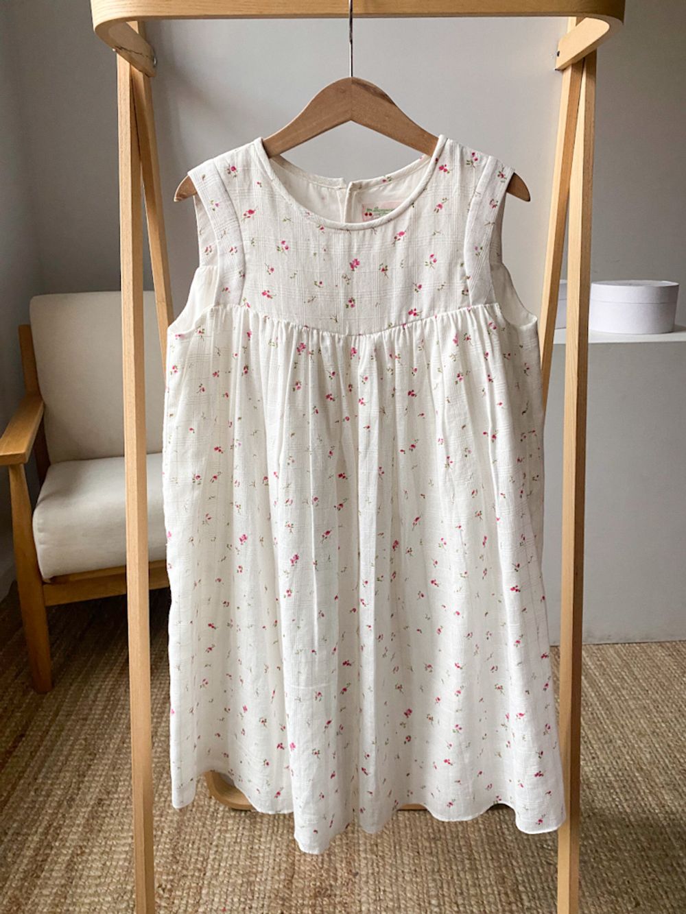 Новое хлопковое платье Bonpoint, 128