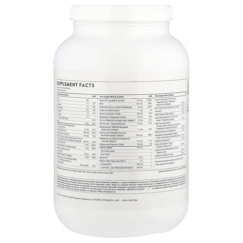 Thorne, MediClear-SGS™, с ванильным вкусом, 978 г (34,4 унции)